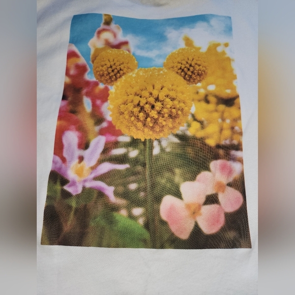 Nwt zara x Disney limited edition sunflower mickey mouse tee size medium - Picture 7 of 8